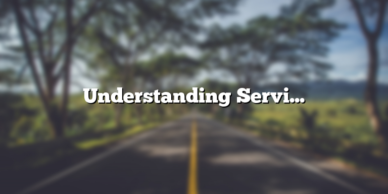 Understanding Services Definition in Economics