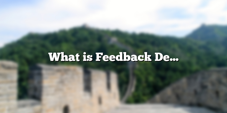 What is Feedback Definition in Management?