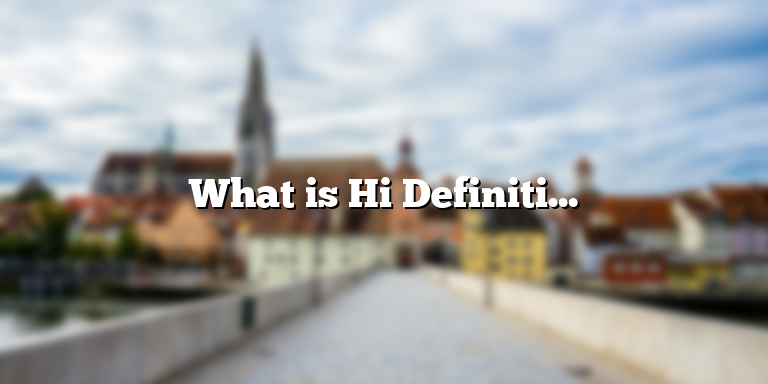 What is Hi Definition (HD) Lipo and How Does It Work?